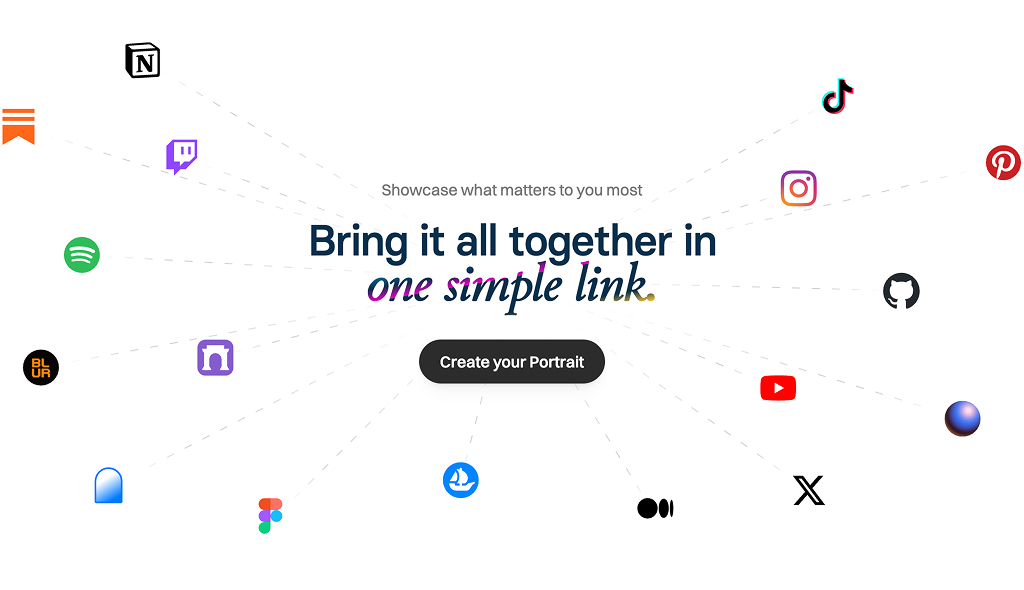 Portrait: One simple link